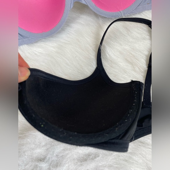 Victoria's Secret Black and Gray Bra Set BB 36 C - Picture 3 of 11